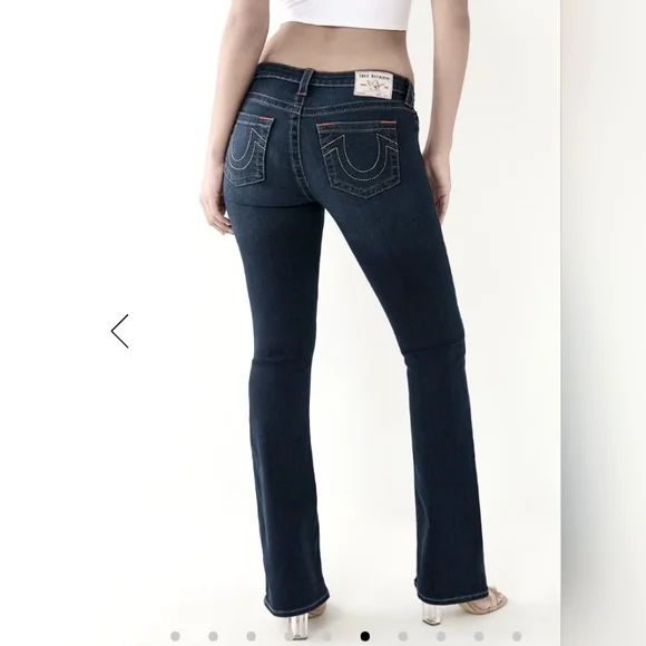 True Religion Becca Mid-Rise  Bootcut Size 28 - Picture 2 of 16